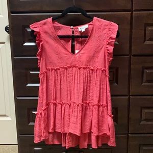 Brand new coral top